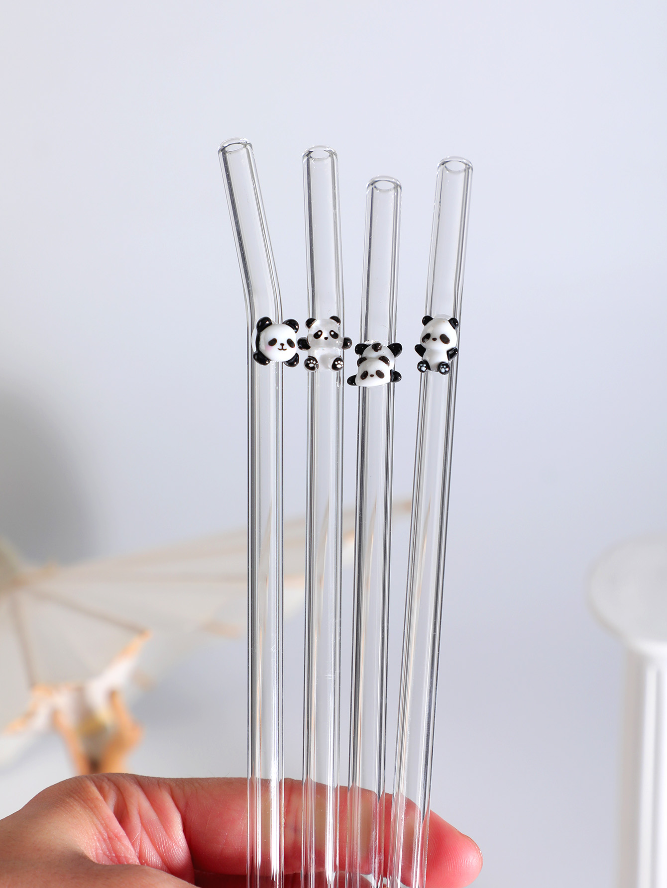 4/7PCS Panda Design Reusable B - Espresso Shot Glass 评论和价格