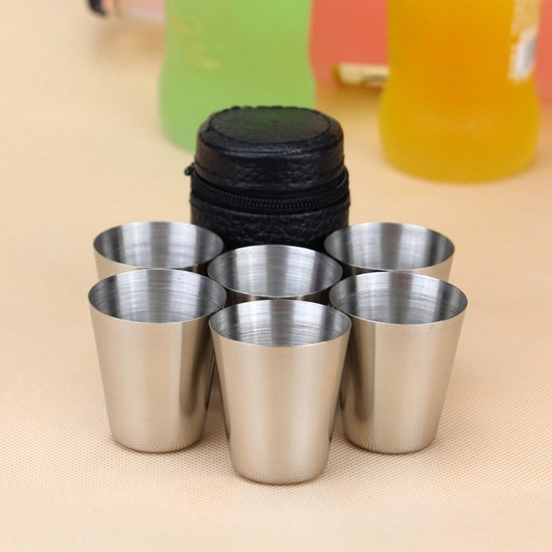 4/6Pcs Stainless Steel Cups Mi - Espresso Shot Glass 评论和价格