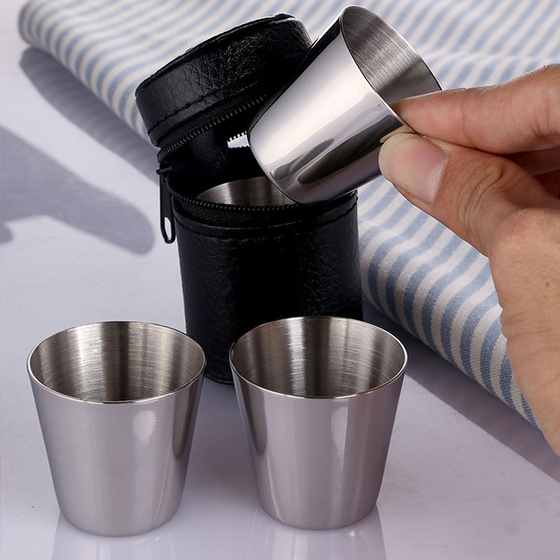 4/6Pcs Stainless Steel Cups Mi - Espresso Shot Glass 评论和价格
